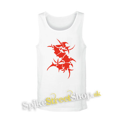SEPULTURA - Red Logo - biele pánske tielko