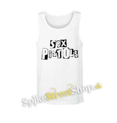 SEX PISTOLS - Logo - biele pánske tielko