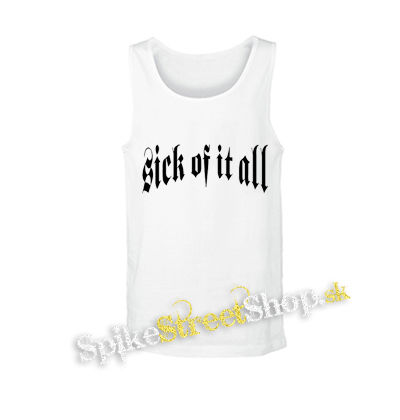 SICK OF IT ALL - Logo - biele pánske tielko