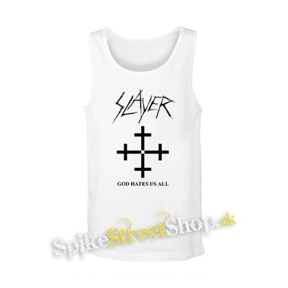 SLAYER - God Hates Us All - biele pánske tielko