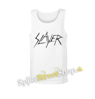 SLAYER - Logo Vintage - biele pánske tielko