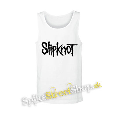 SLIPKNOT - Logo - biele pánske tielko