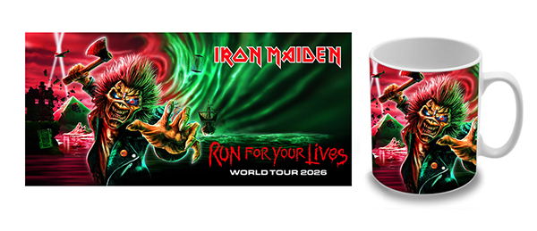Hrnček IRON MAIDEN - Run For Your Lives World Tour 2026