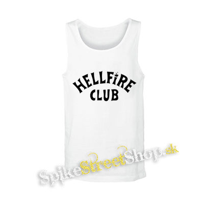 STRANGER THINGS - Hellfire Club Logo - biele pánske tielko