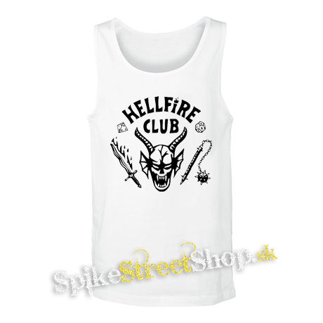 STRANGER THINGS - Hellfire Club - biele pánske tielko