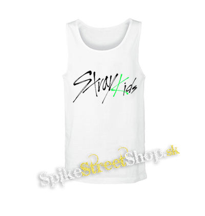 STRAY KIDS - Oddinary Green Logo - biele pánske tielko