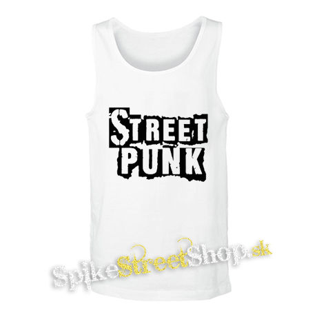 STREET PUNK - Logo - biele pánske tielko