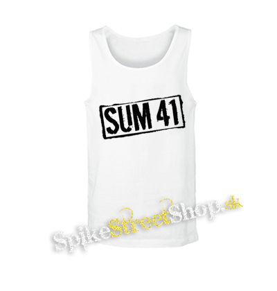 SUM 41 - Logo - biele pánske tielko