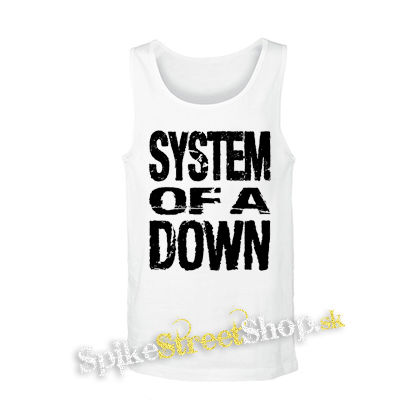 SYSTEM OF A DOWN - Logo - biele pánske tielko