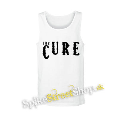 THE CURE - Logo - biele pánske tielko