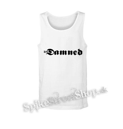 THE DAMNED - Logo - biele pánske tielko