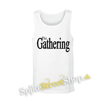 THE GATHERING - Logo Black - biele pánske tielko