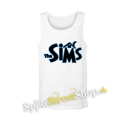THE SIMS - Logo - biele pánske tielko