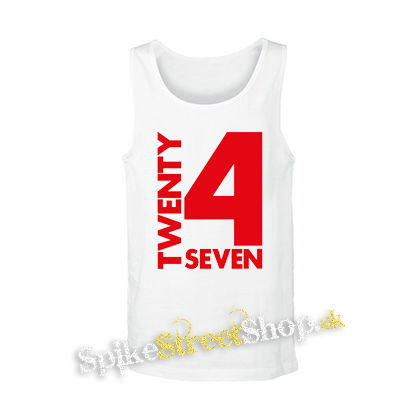 TWENTY FOR SEVEN - Logo - biele pánske tielko
