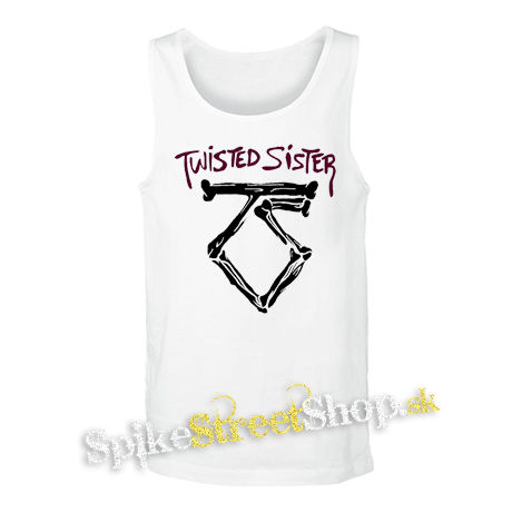 TWISTED SISTER - Logo - biele pánske tielko