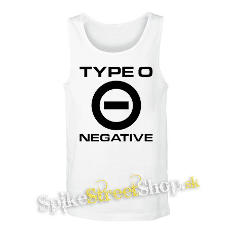 TYPE O NEGATIVE - Logo Crest - biele pánske tielko