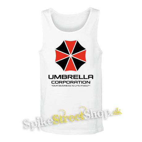 UMBRELLA CORPORATION - Our Business Is Life Itself - biele pánske tielko