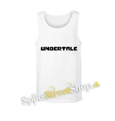 UNDERTALE - Logo - biele pánske tielko