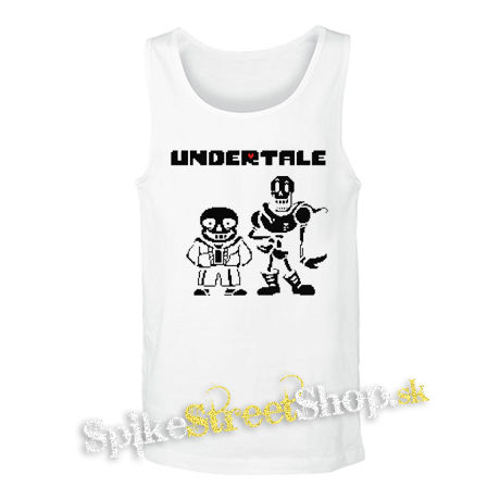 UNDERTALE - Sans And Papyrus - biele pánske tielko