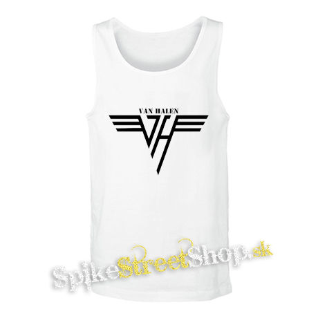VAN HALEN - Logo Crest - biele pánske tielko