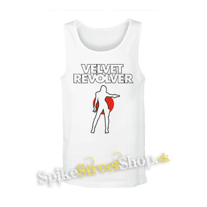 VELVET REVOLVER - Logo - biele pánske tielko