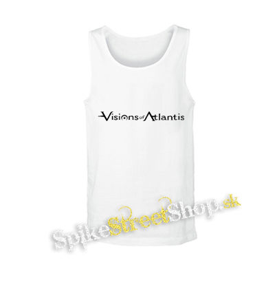 VISIONS OF ATLANTIS - Logo - biele pánske tielko