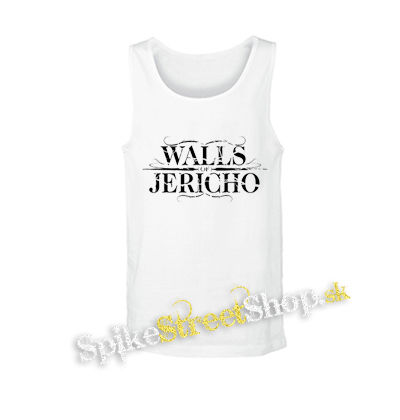 WALLS OF JERICHO - Logo - biele pánske tielko