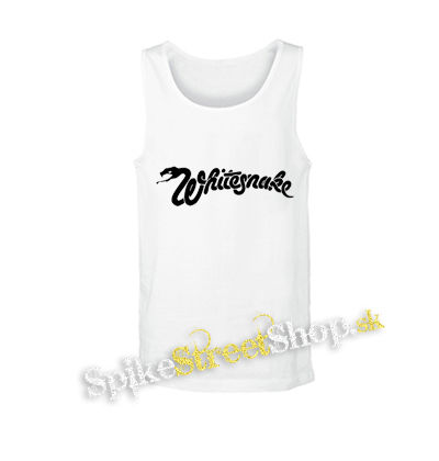 WHITESNAKE - Logo - biele pánske tielko