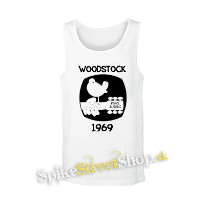 WOODSTOCK - 1969 - biele pánske tielko