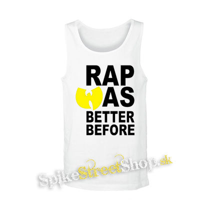 WU TANG CLAN - Rap Was Better Before - biele pánske tielko