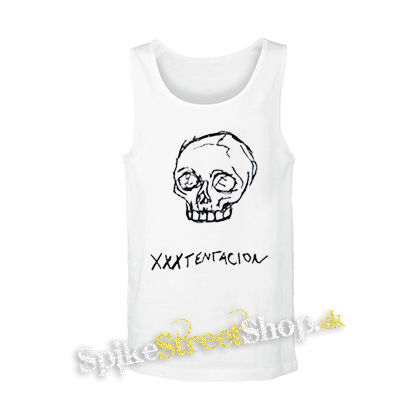 XXXTentacion - Logo Skull - biele pánske tielko