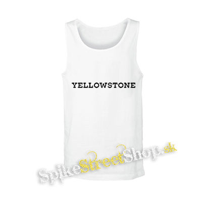 YELLOWSTONE - Logo 2 - biele pánske tielko
