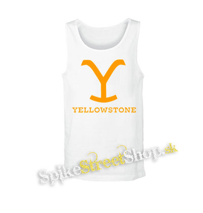 YELLOWSTONE - Logo - biele pánske tielko