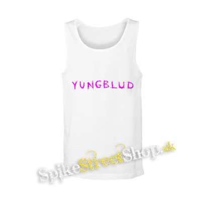 YUNGBLUD - Pink Logo - biele pánske tielko