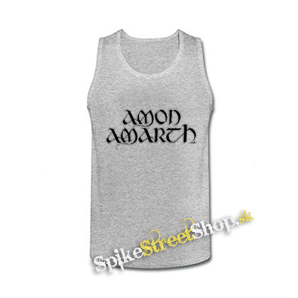 AMON AMARTH - Logo - šedé pánske tielko