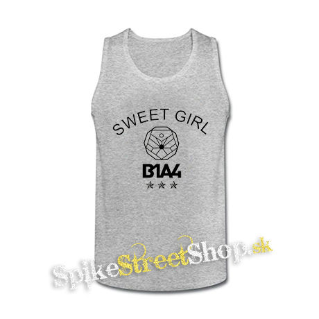 B1A4 - Sweet Girl - šedé pánske tielko