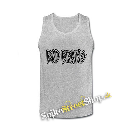 BAD BRAINS - Logo - šedé pánske tielko