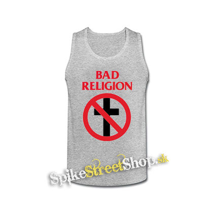 BAD RELIGION - Logo - šedé pánske tielko