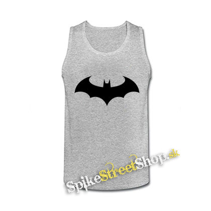 BATMAN - Modern Logo - šedé pánske tielko