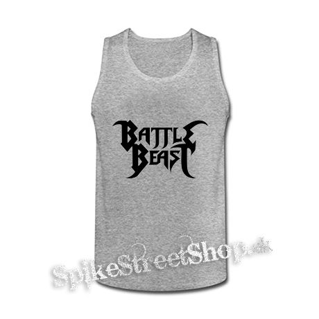 BATTLE BEAST - Logo - šedé pánske tielko