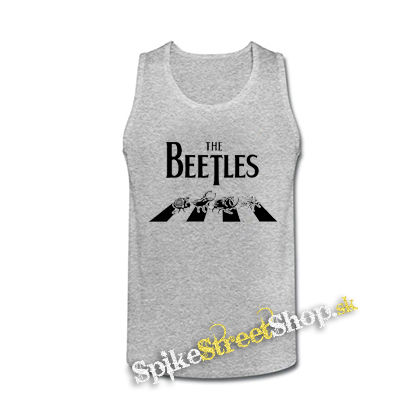 BEETLES - šedé pánske tielko