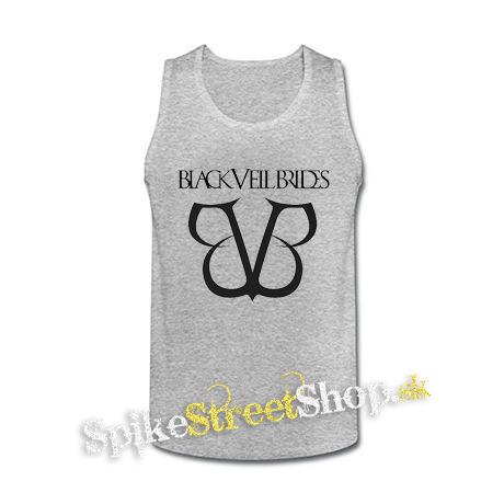 BLACK VEIL BRIDES - Logo - šedé pánske tielko