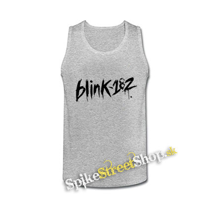 BLINK 182 - Logo - šedé pánske tielko