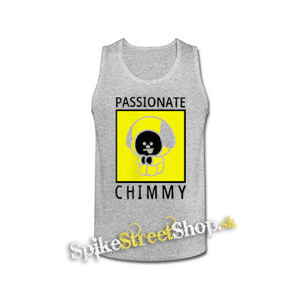 BT21 - Passionate Chimmy - šedé pánske tielko