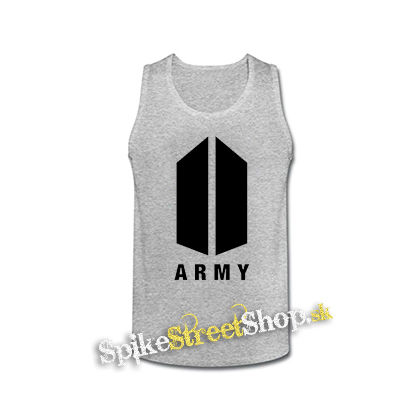 BTS - BANGTAN BOYS - Army Logo - šedé pánske tielko