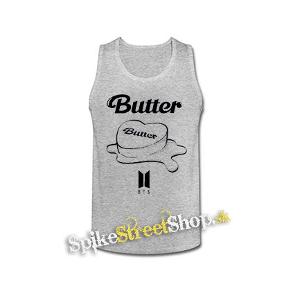 BTS - BANGTAN BOYS - Butter - šedé pánske tielko