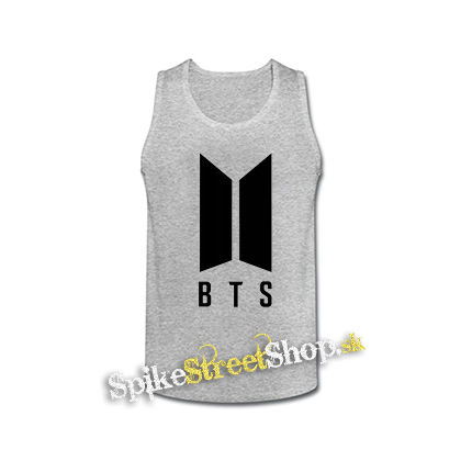 BTS - BANGTAN BOYS - Logo 2 - šedé pánske tielko