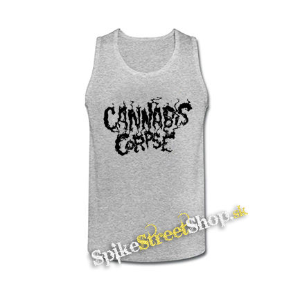 CANNABIS CORPSE - Logo - šedé pánske tielko