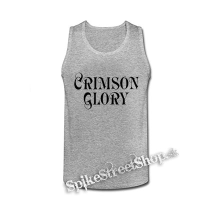 CRIMSON GLORY - Logo - šedé pánske tielko
