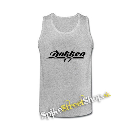 DOKKEN - Logo - šedé pánske tielko